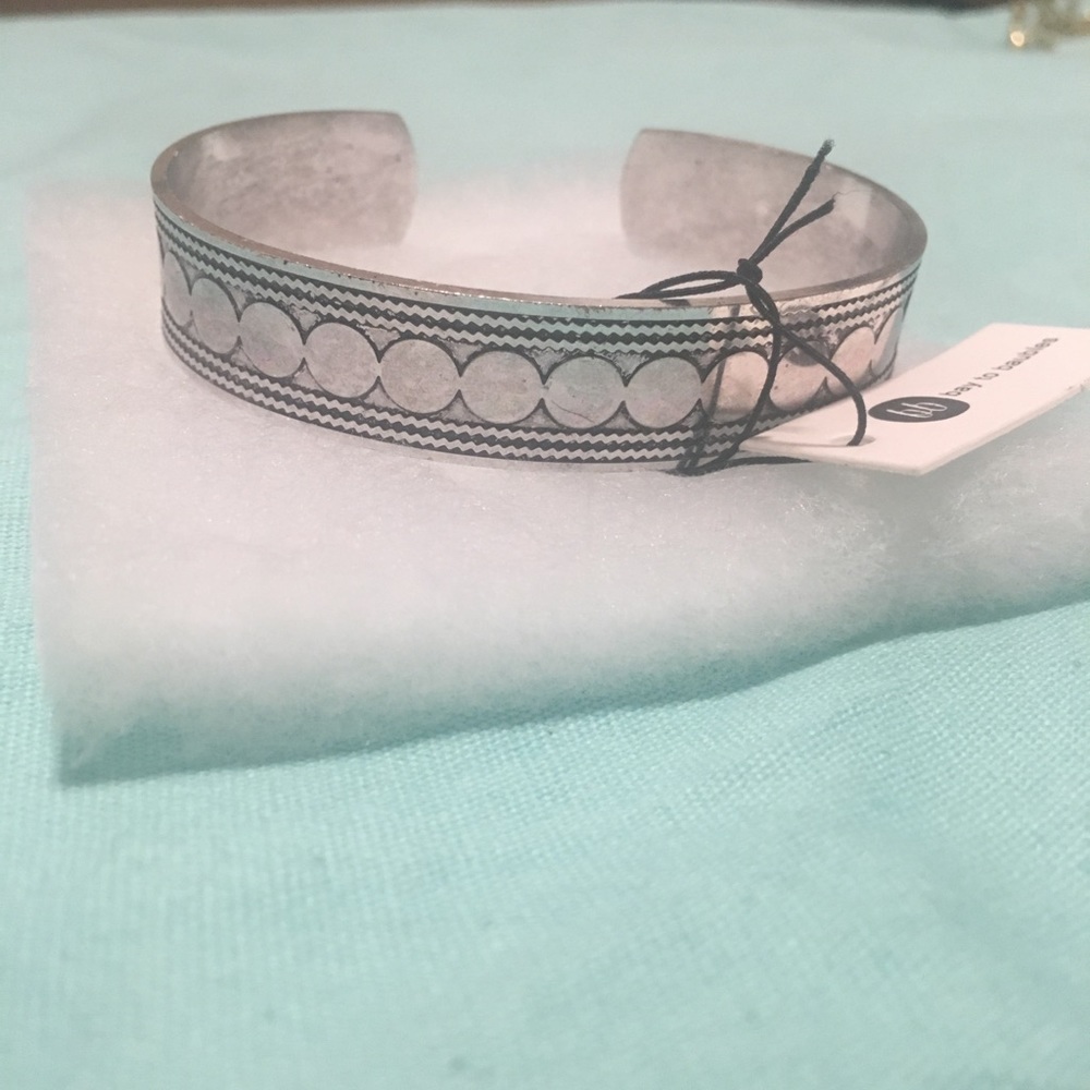 Metal Cuff - Antique Silver